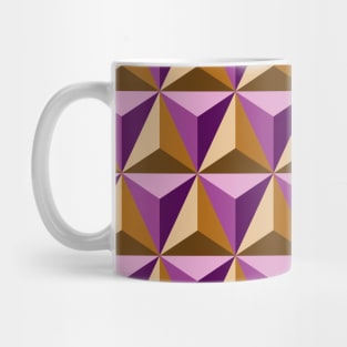 Geometric Triangles Art Mug